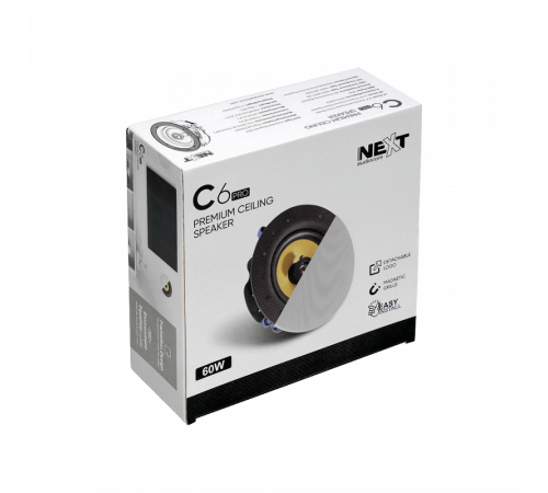 Пассивная акустическая система NEXT Audiocom C6 Pro, White