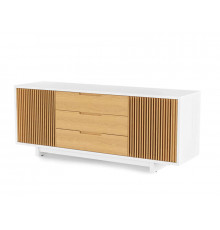 Тумба 5-секционная BDI Vertica 8558 Satin White&White Oak