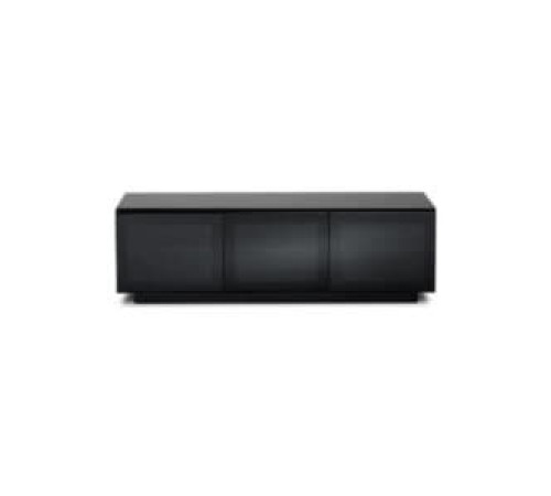 Тумба 3-секционная под телевизор BDI Mirage 8227-2 Satin Black