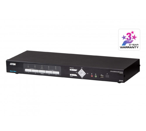 4-канальный DVI многооконный процессор с функцией KVM Aten CM1164A