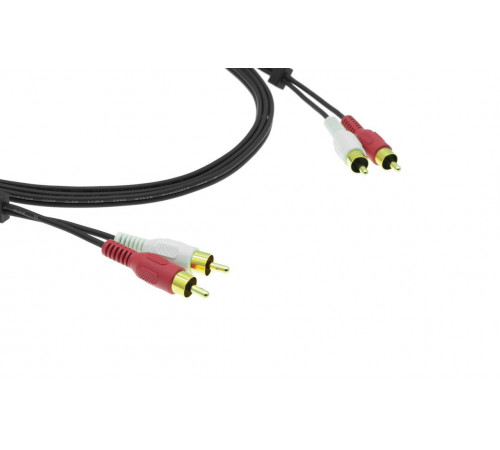 Аудио Кабель с разъемами 2 RCA Kramer C-2RAM/2RAM-3