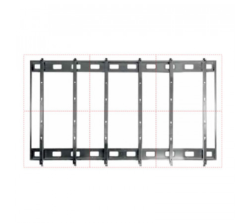 Крепеж настеный для видеостены 55" OMB Quick Wall 1*2 (black) (07051)