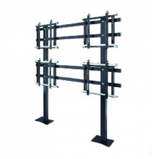 Крепеж напольный двухсторонний для видеостены 46-55" OMB STANDYALL back 2*2 (black)
