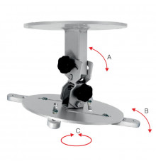 Крепеж потолочный для проектора OMB MONOPROJECTOR 100 (silver) (26080)