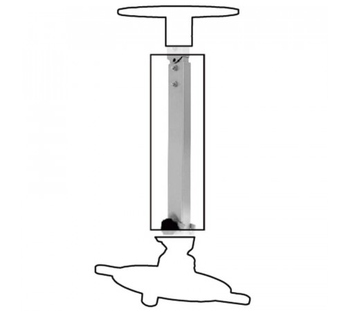 Штанга 500-900 для OMB MONOPROJECTOR 100 (silver) (26082)