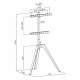 Студио-стойка для дисплея FIX FS35-44F-01