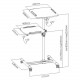 Проекционный столик с полкой FIX TS-6A