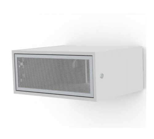Полка закрытая SMS X Media Box Perforated Door White